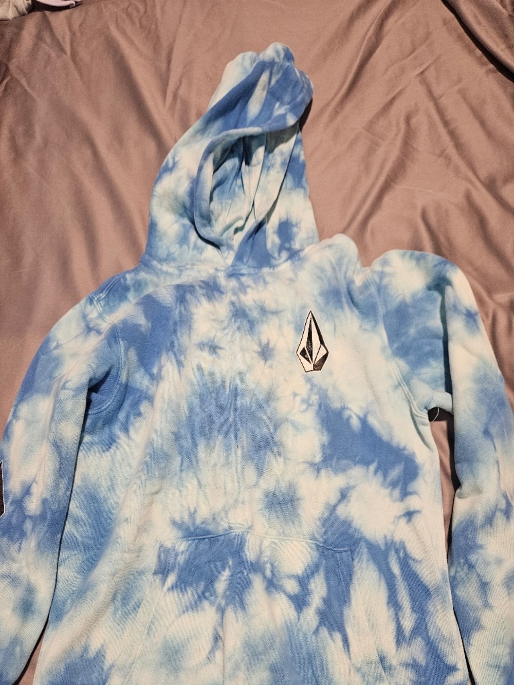 Boys Volcom Tie Dye Hood Fleece